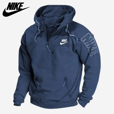 Lässiger Half-Zip-Hoodie - RÄUMUNGSVERKAUF -