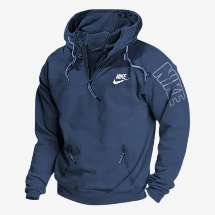 Lässiger Half-Zip-Hoodie - RÄUMUNGSVERKAUF