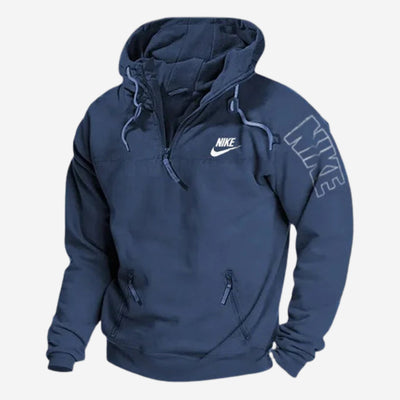 Lässiger Half-Zip-Hoodie - RÄUMUNGSVERKAUF