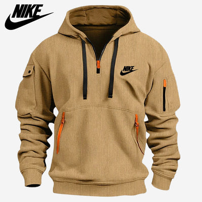 Zip Hoodie mit mehreren Taschen - RÄUMUNGSVERKAUF -