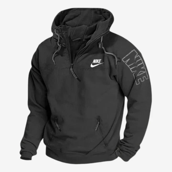 Lässiger Half-Zip-Hoodie - RÄUMUNGSVERKAUF