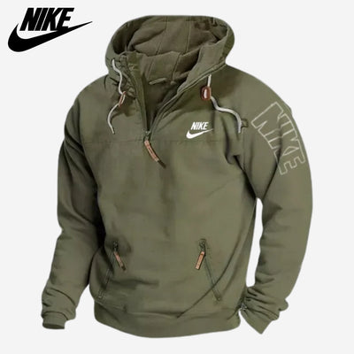 Lässiger Half-Zip-Hoodie - RÄUMUNGSVERKAUF -