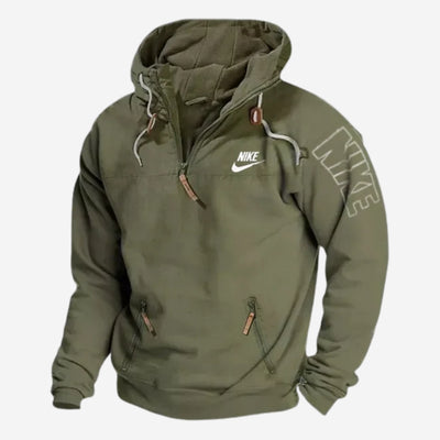 Lässiger Half-Zip-Hoodie - RÄUMUNGSVERKAUF