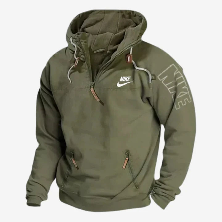Lässiger Half-Zip-Hoodie - RÄUMUNGSVERKAUF