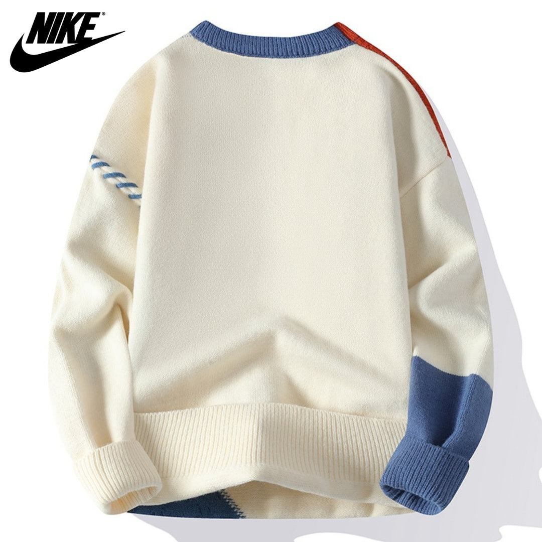 Lässiger Patchwork Pullover || RÄUMUNGSPREIS