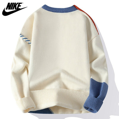 Lässiger Patchwork Pullover || RÄUMUNGSPREIS