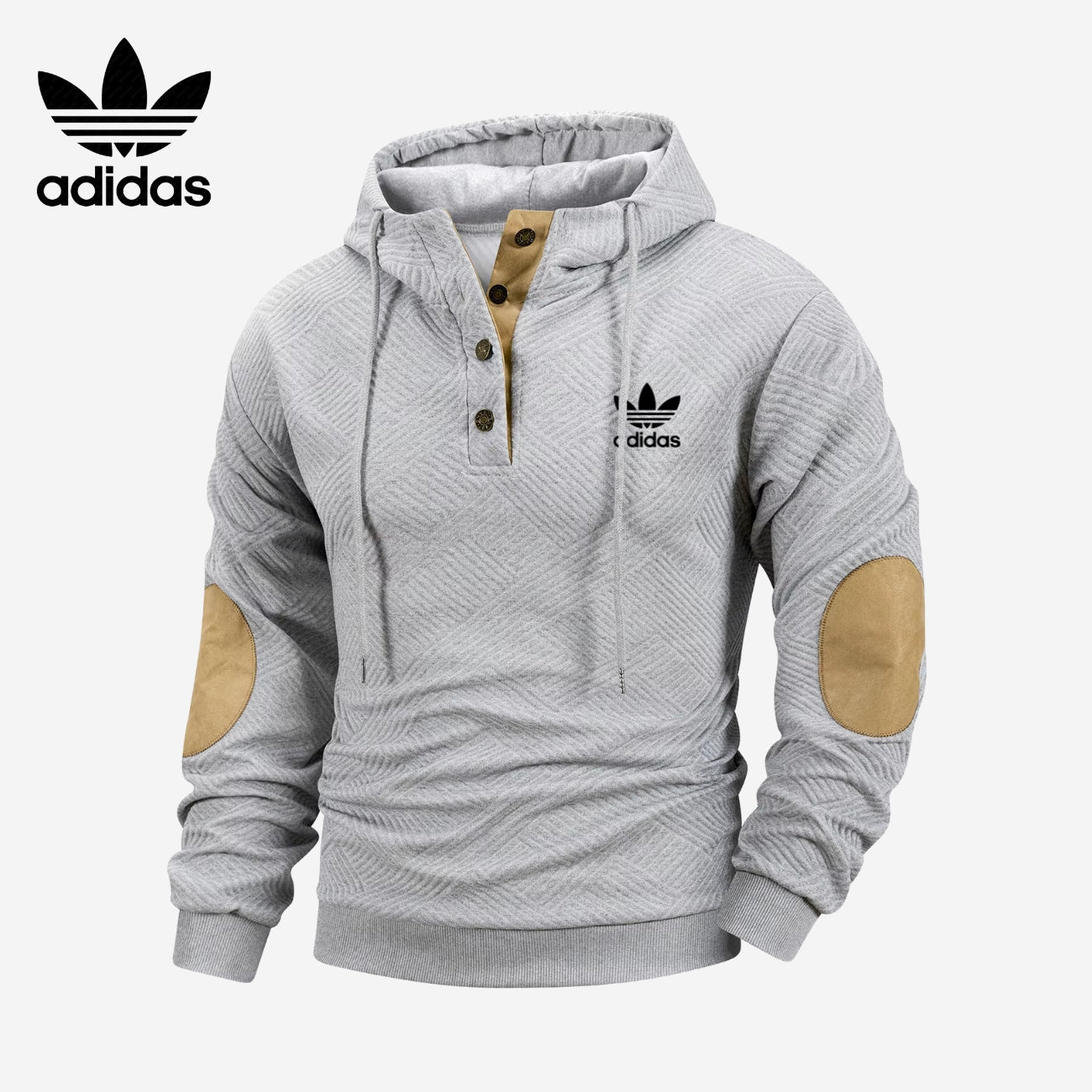 Hoodie mit Knöpfen - RÄUMUNGSVERKAUF -