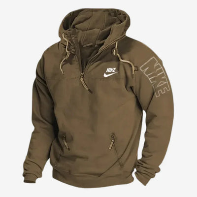 Lässiger Half-Zip-Hoodie - RÄUMUNGSVERKAUF