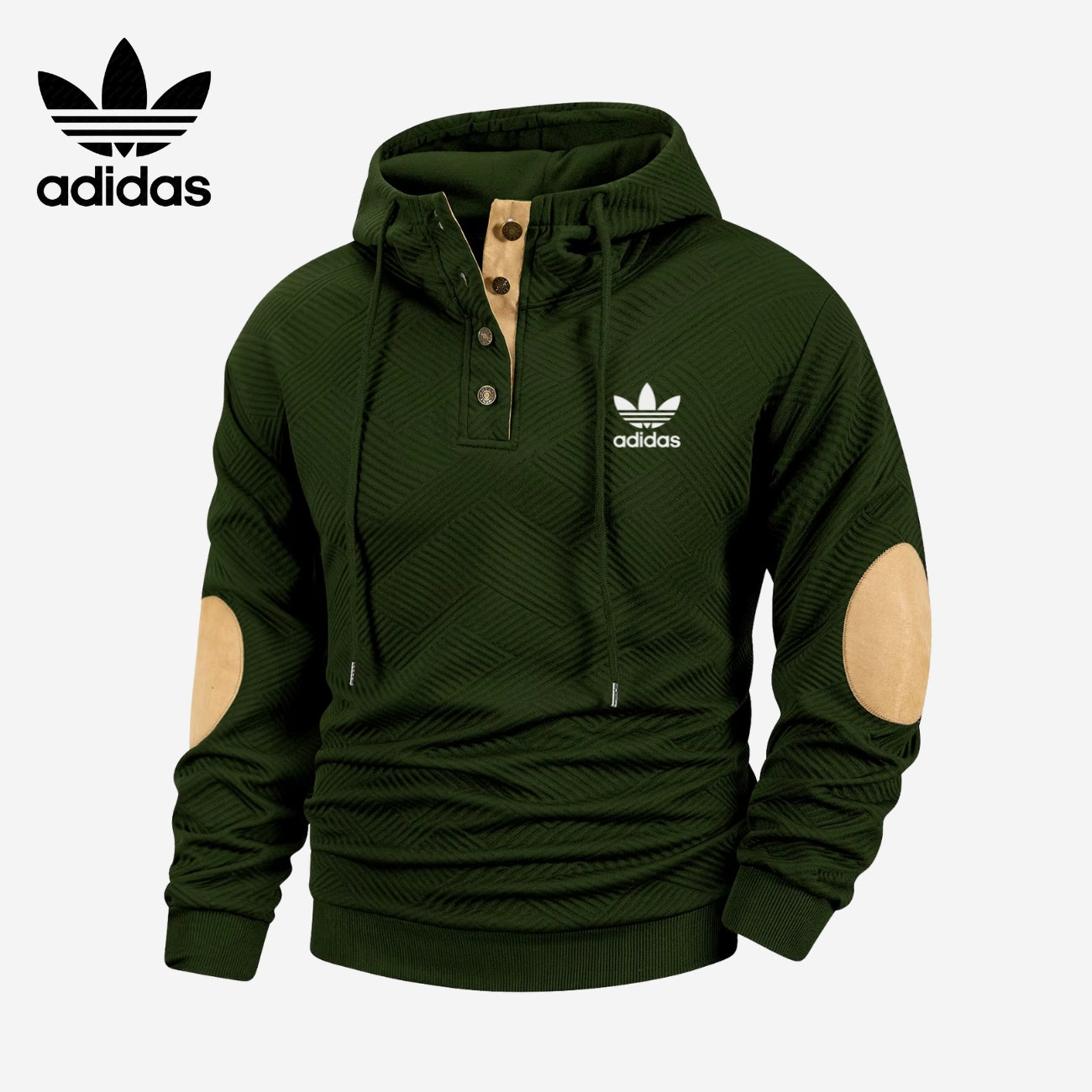 Hoodie mit Knöpfen - RÄUMUNGSVERKAUF -