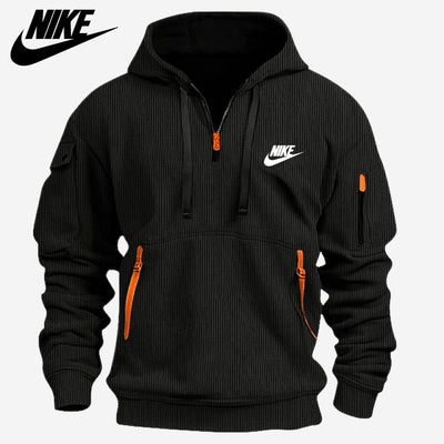 Zip Hoodie mit mehreren Taschen - RÄUMUNGSVERKAUF -