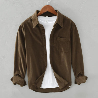 Cordhemd Herren langarm – Lässig & Modern im Retro-Stil