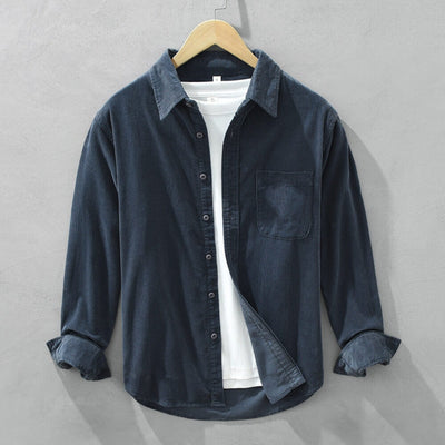 Cordhemd Herren langarm – Lässig & Modern im Retro-Stil