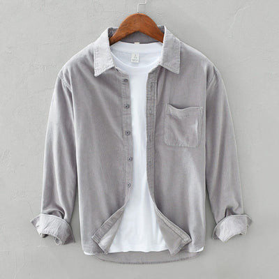 Cordhemd Herren langarm – Lässig & Modern im Retro-Stil