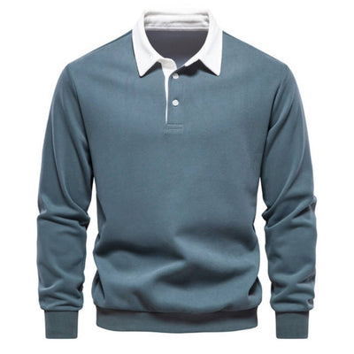 Poloshirt Herren langarm – Stilvolles, Elegantes Langarmshirt mit Kragen für Alltag & Büro