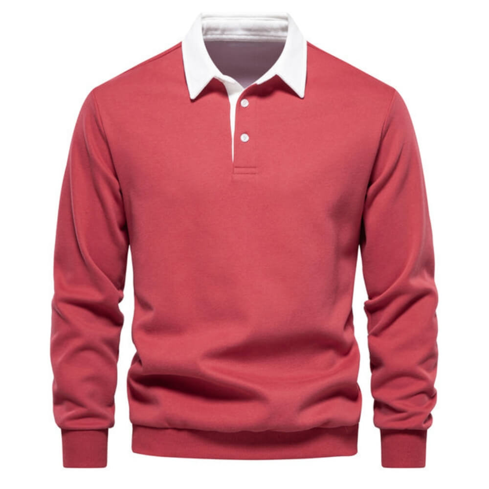 Poloshirt Herren langarm – Stilvolles, Elegantes Langarmshirt mit Kragen für Alltag & Büro