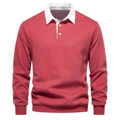 Poloshirt Herren langarm – Stilvolles, Elegantes Langarmshirt mit Kragen für Alltag & Büro