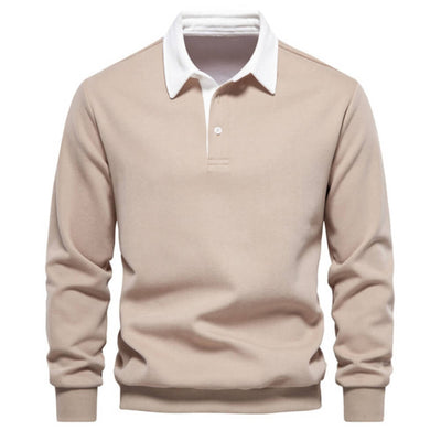 Poloshirt Herren langarm – Stilvolles, Elegantes Langarmshirt mit Kragen für Alltag & Büro