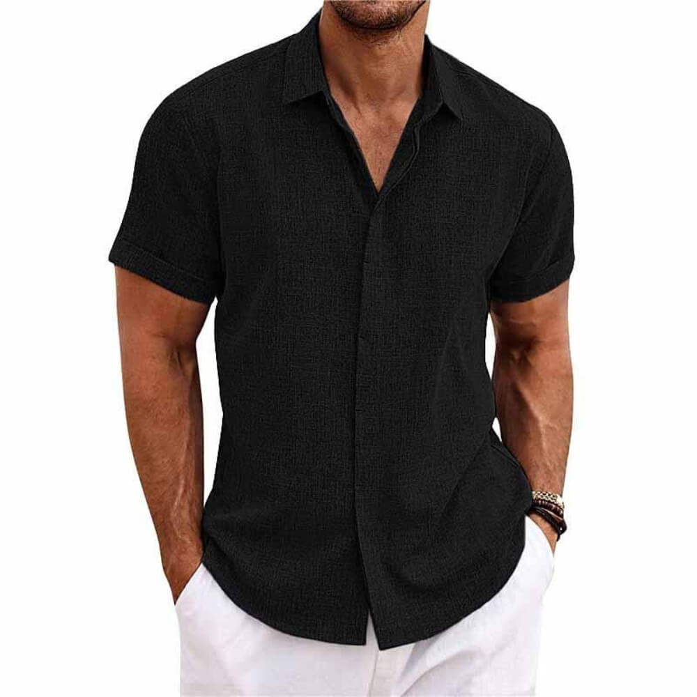 Herrenhemd Elegant Kurzarm – Modernes Freizeitshirt für den Sommer