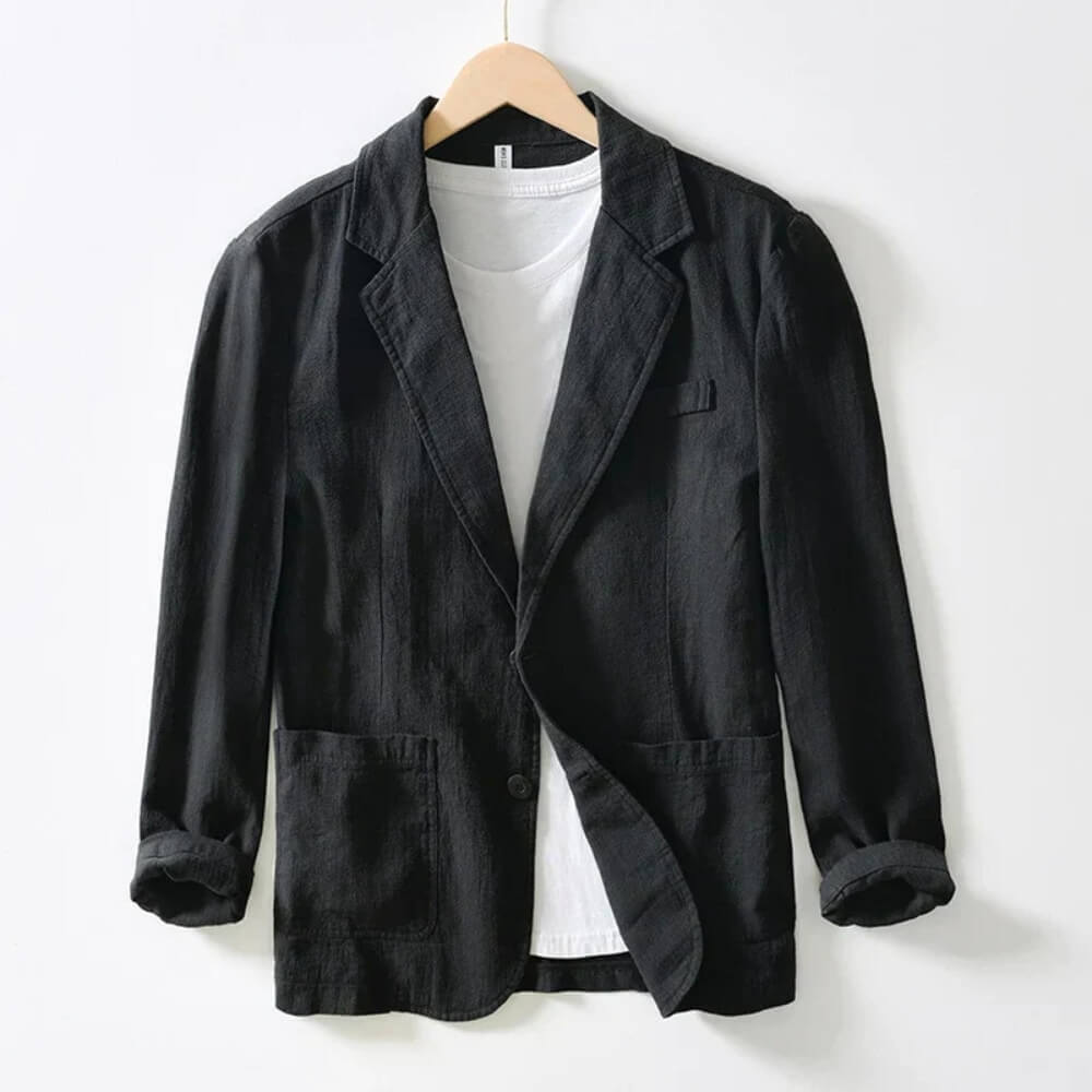 Blazer Herren Elegant Modern – Slim Fit Sakko für Business & Freizeit