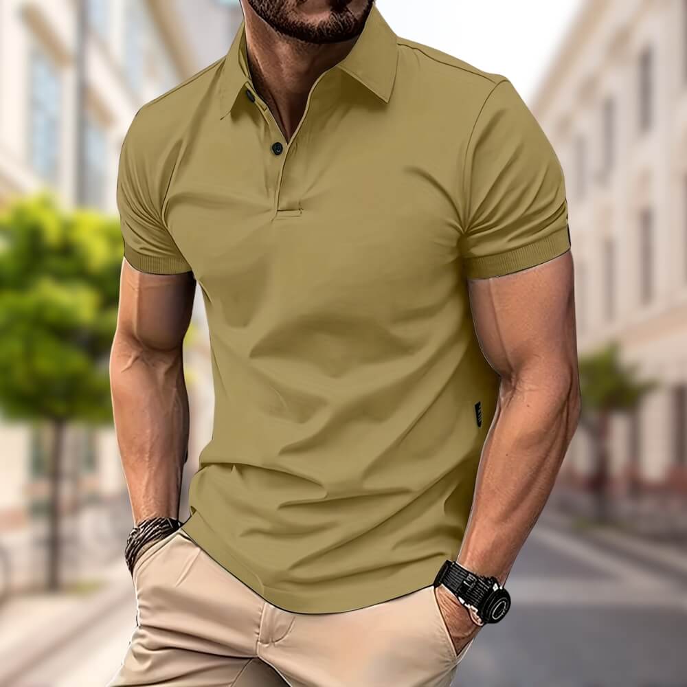 Poloshirt Herren Slim Fit – Elegantes Kurzarm Poloshirt für Büro & Freizeit