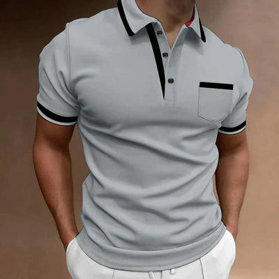 Polo Shirt Herren Elegant Casual – Modernes Poloshirt für Büro & Freizeit